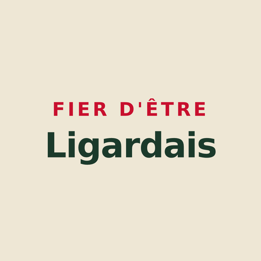 Tote bag « Fier d'être Ligardais » — design pour Ligardes
