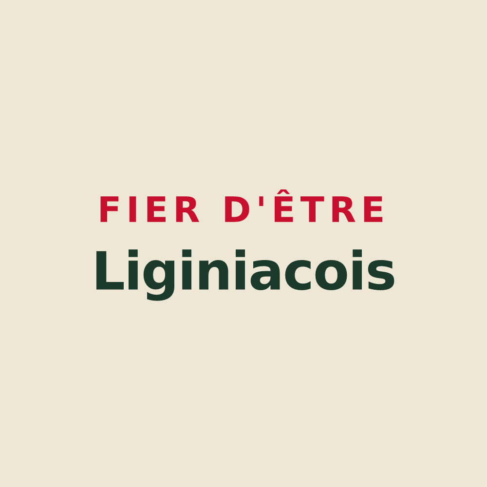 Tote bag « Fier d'être Liginiacois » — design pour Liginiac