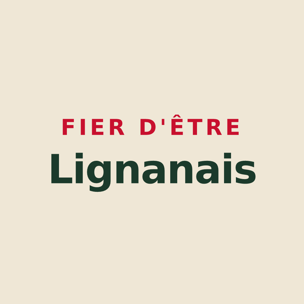 Tote bag « Fier d'être Lignanais » — design pour Lignan-sur-Orb