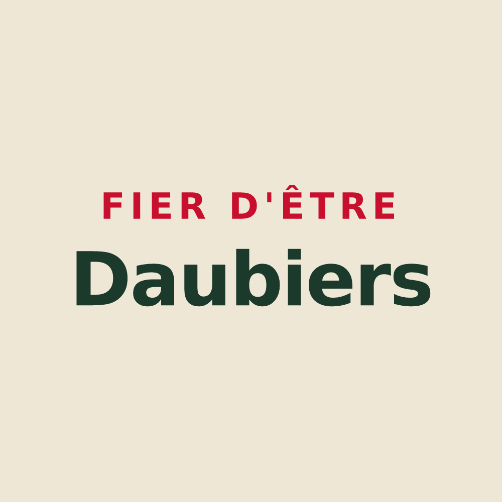 Tote bag « Fier d'être Daubiers » — design pour Lignières