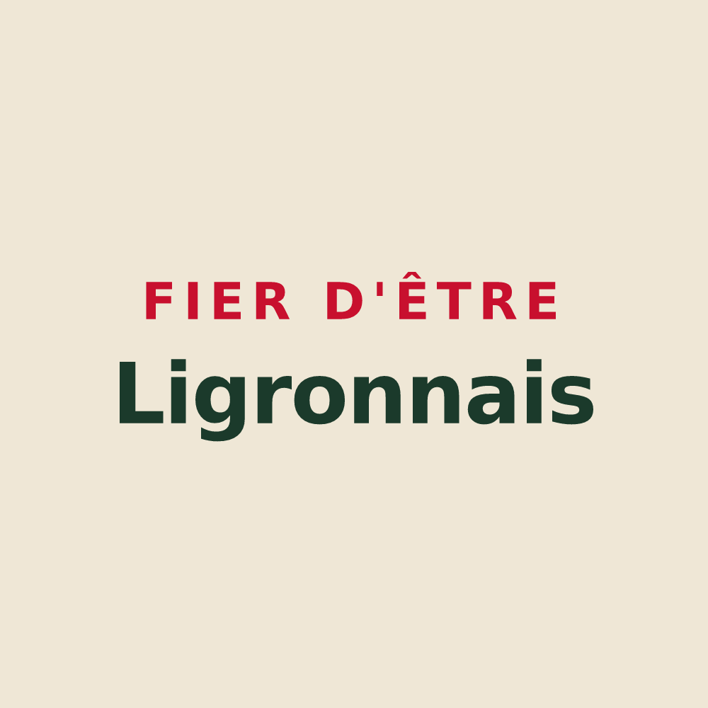 Tote bag « Fier d'être Ligronnais » — design pour Ligron