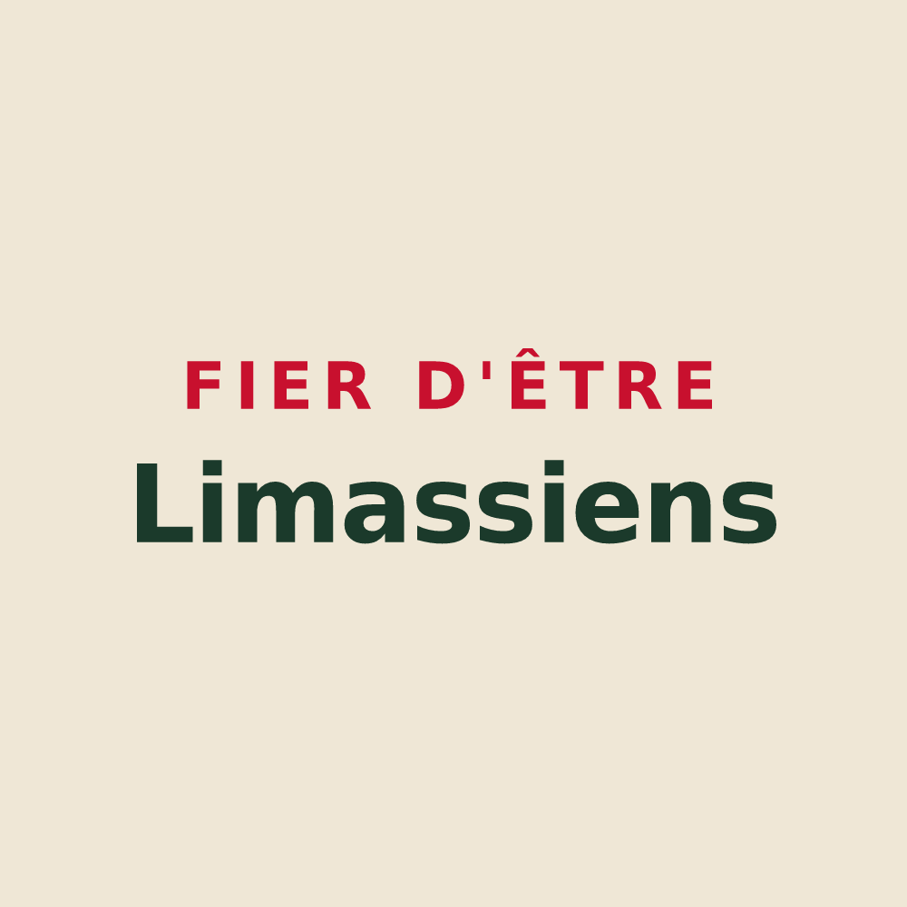 Tote bag « Fier d'être Limassiens » — design pour Limas