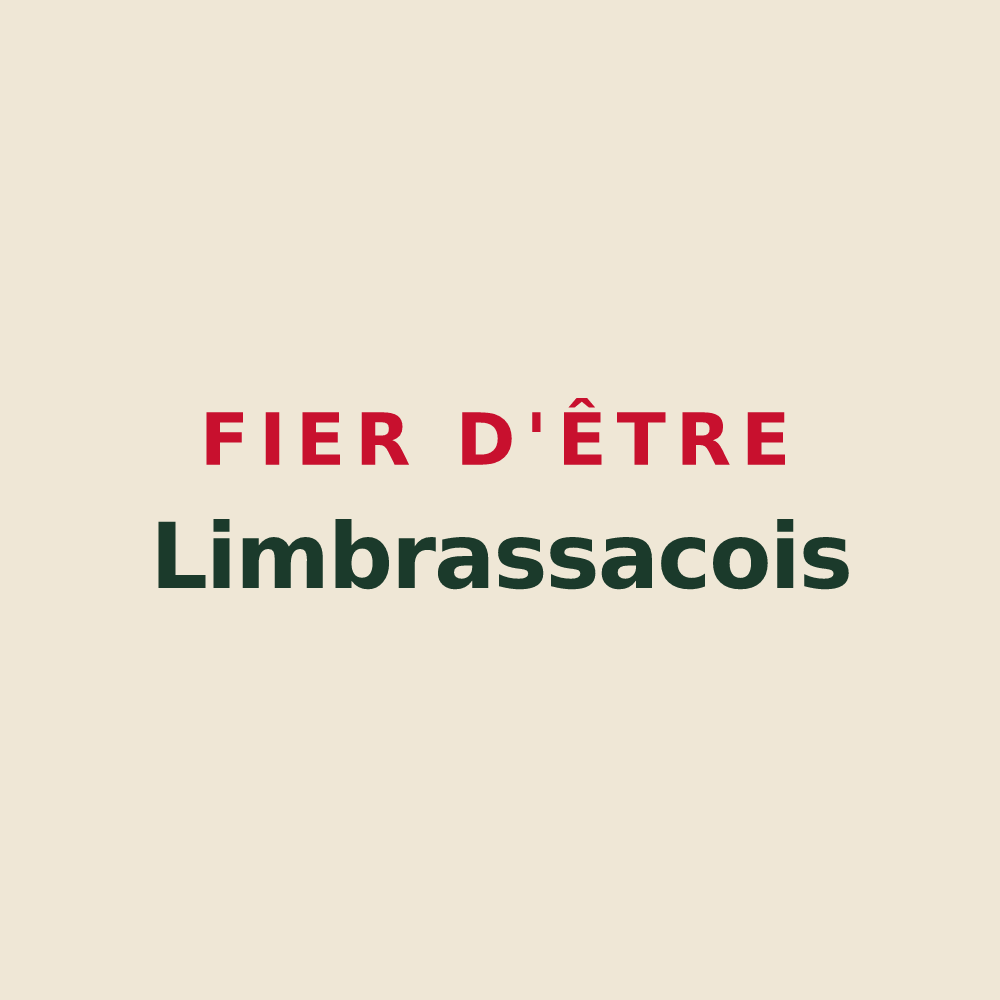 Tote bag « Fier d'être Limbrassacois » — design pour Limbrassac
