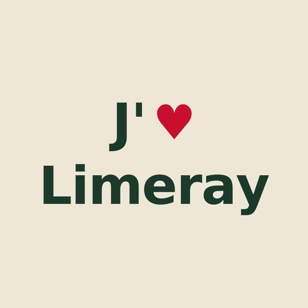 Tote bag personnalisé Limeray — design J'aime Limeray