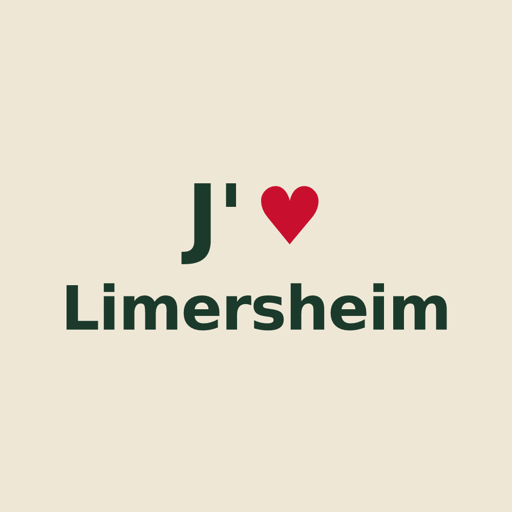 Tote bag personnalisé Limersheim — design J'aime Limersheim