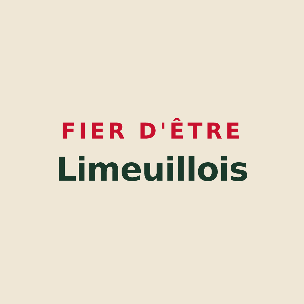 Tote bag « Fier d'être Limeuillois » — design pour Limeuil