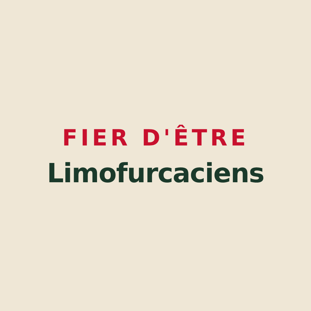 Tote bag « Fier d'être Limofurcaciens » — design pour Limoges-Fourches