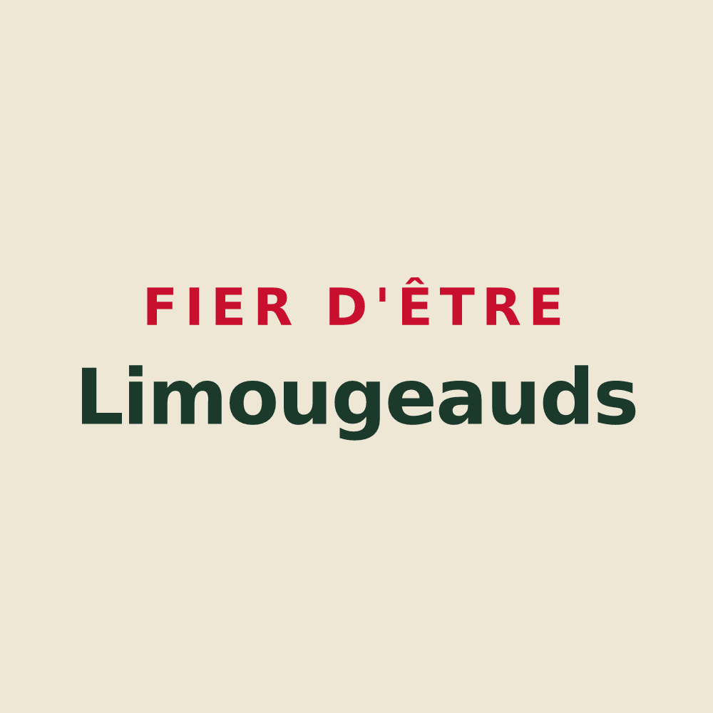 Tote bag « Fier d'être Limougeauds » — design pour Limoges
