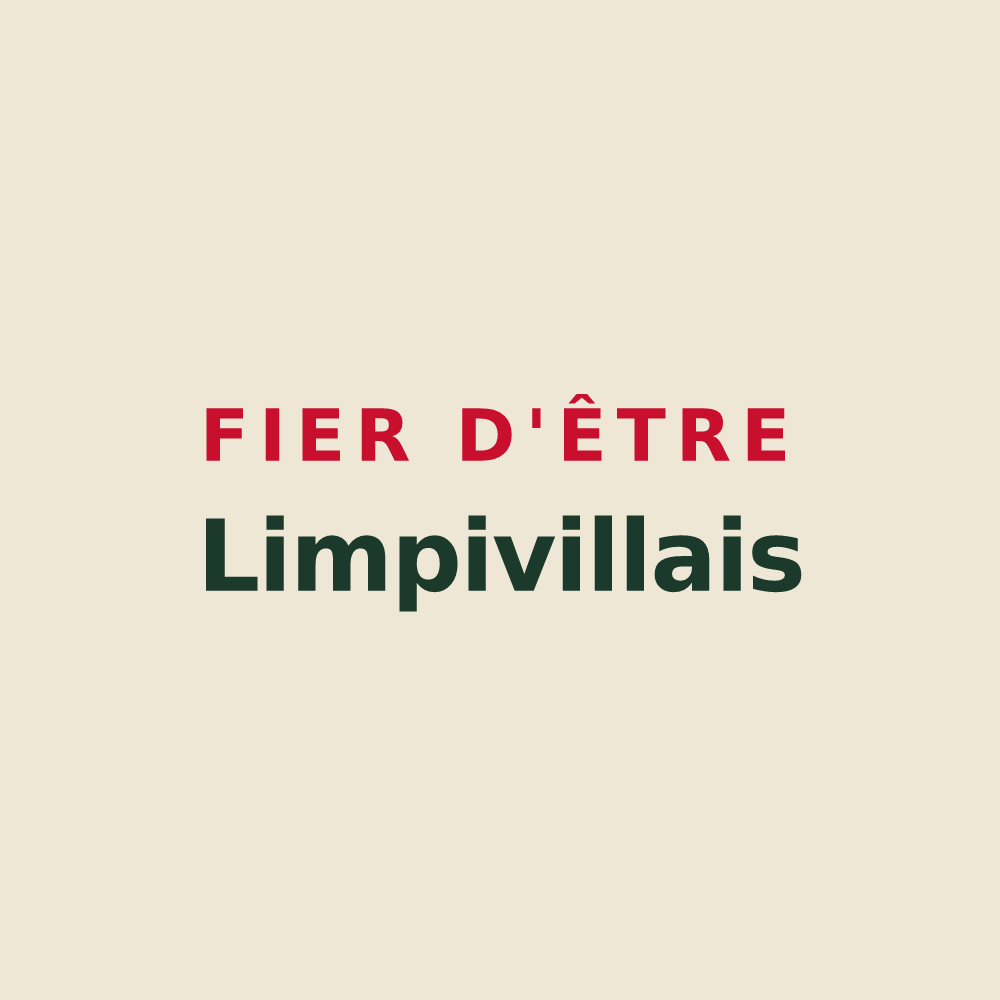 Tote bag « Fier d'être Limpivillais » — design pour Limpiville