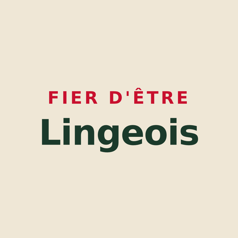 Tote bag « Fier d'être Lingeois » — design pour Lingé