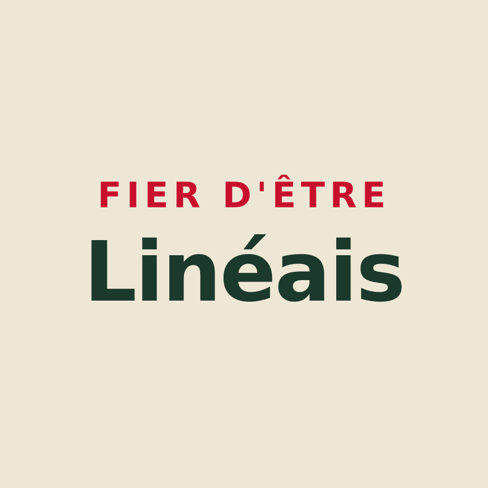Tote bag « Fier d'être Linéais » — design pour Liniez