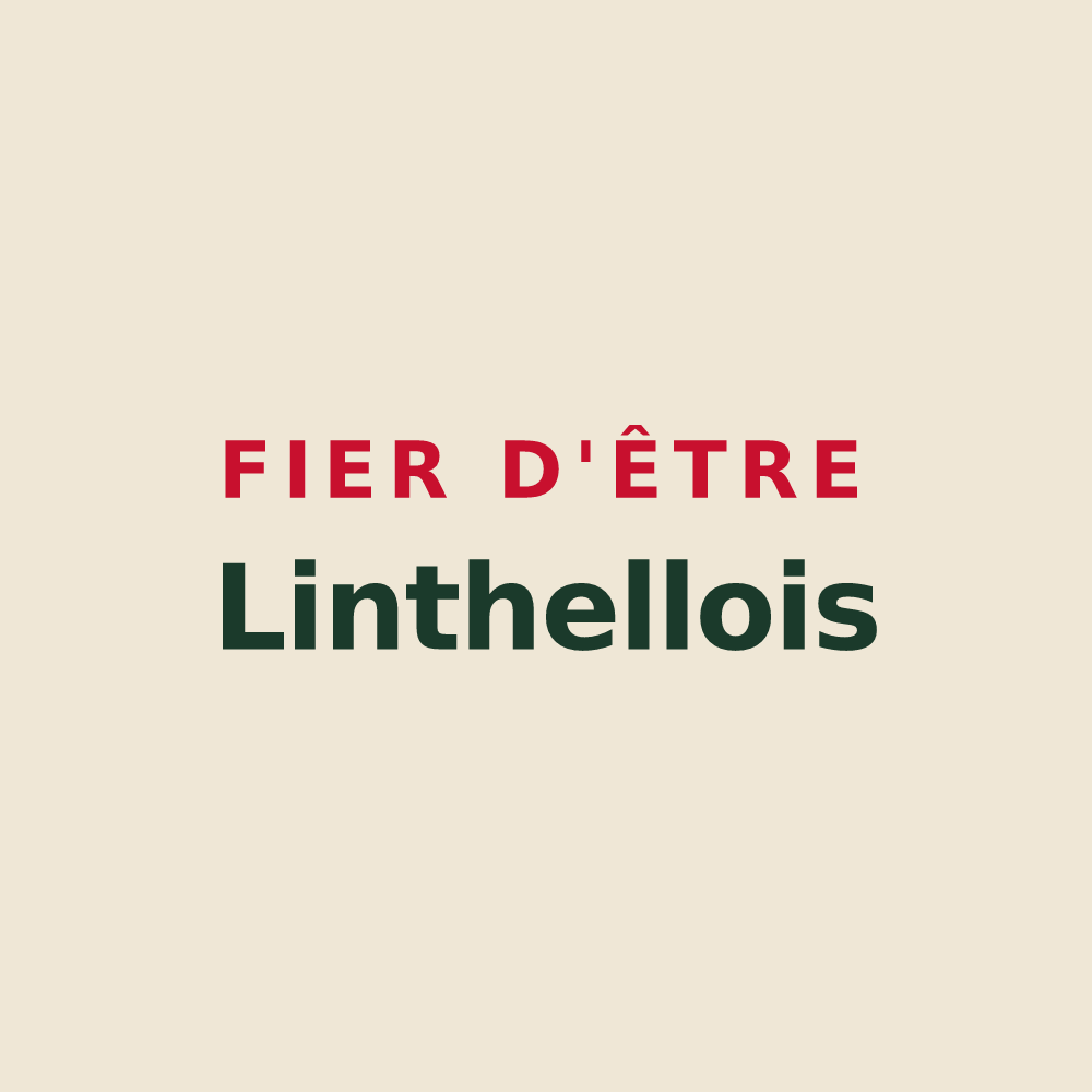 Tote bag « Fier d'être Linthellois » — design pour Linthelles