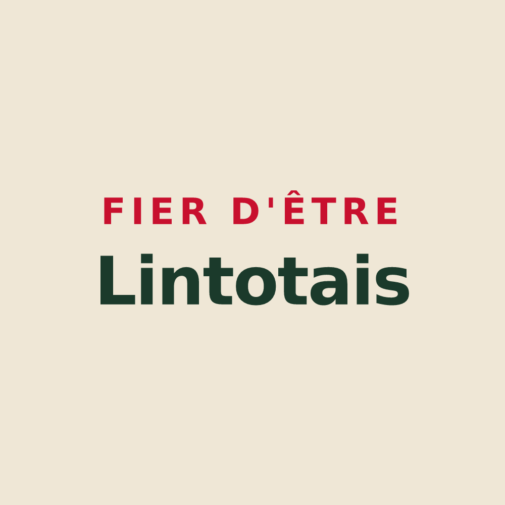 Tote bag « Fier d'être Lintotais » — design pour Lintot