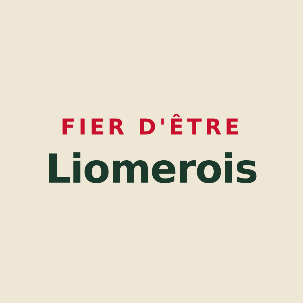 Tote bag « Fier d'être Liomerois » — design pour Liomer