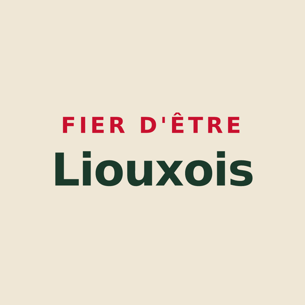Tote bag « Fier d'être Liouxois » — design pour Lioux