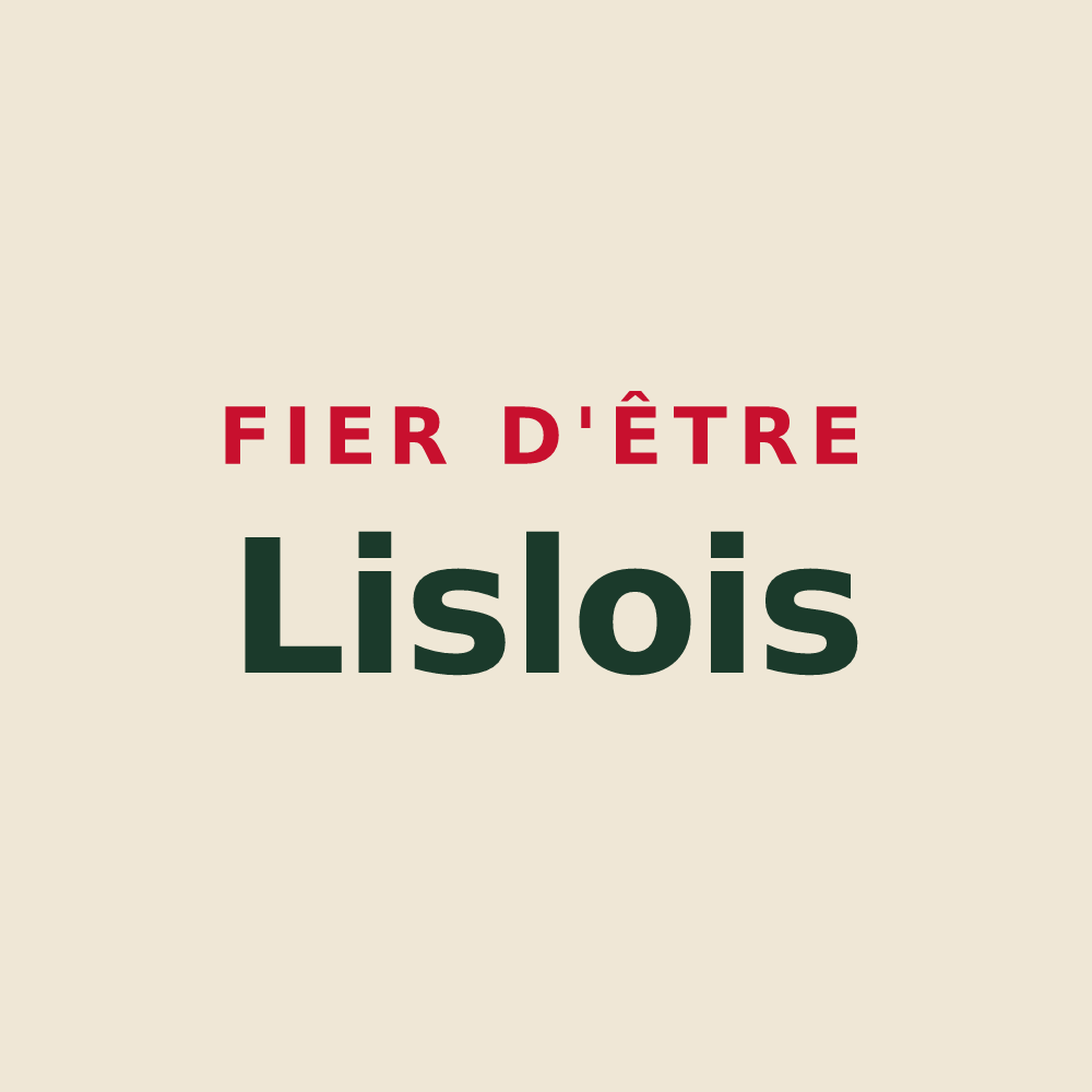 Tote bag « Fier d'être Lislois » — design pour Lisle-sur-Tarn