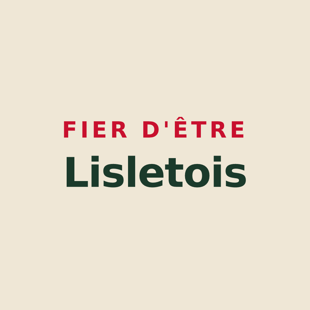 Tote bag « Fier d'être Lisletois » — design pour Lislet