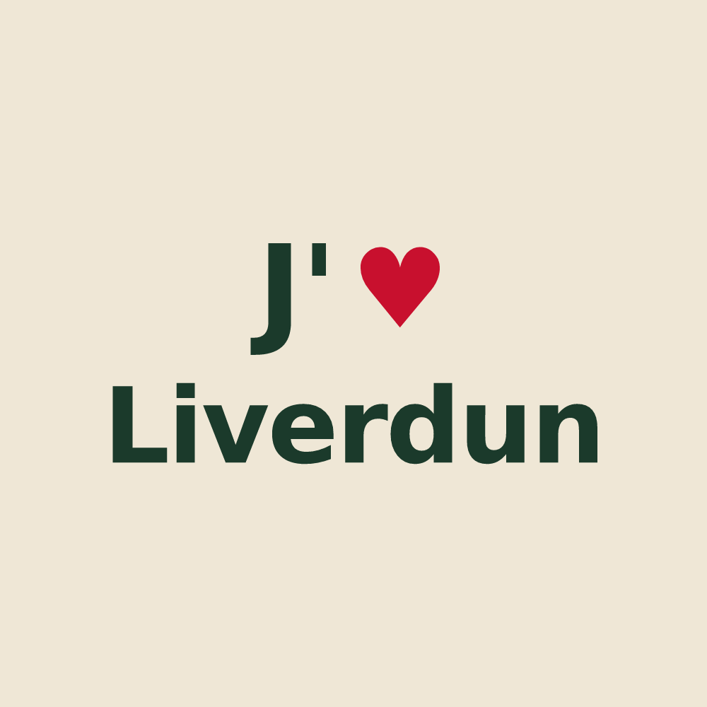 Tote bag personnalisé Liverdun — design J'aime Liverdun
