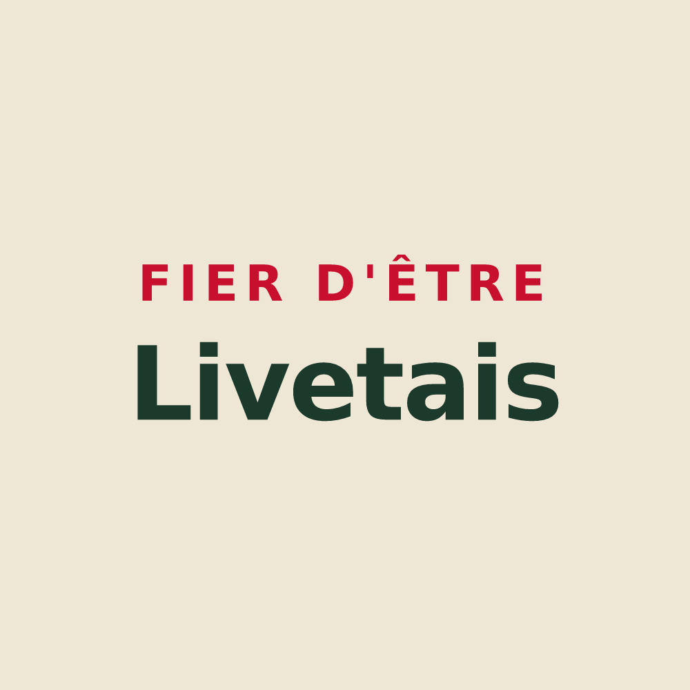 Tote bag « Fier d'être Livetais » — design pour Livet-sur-Authou