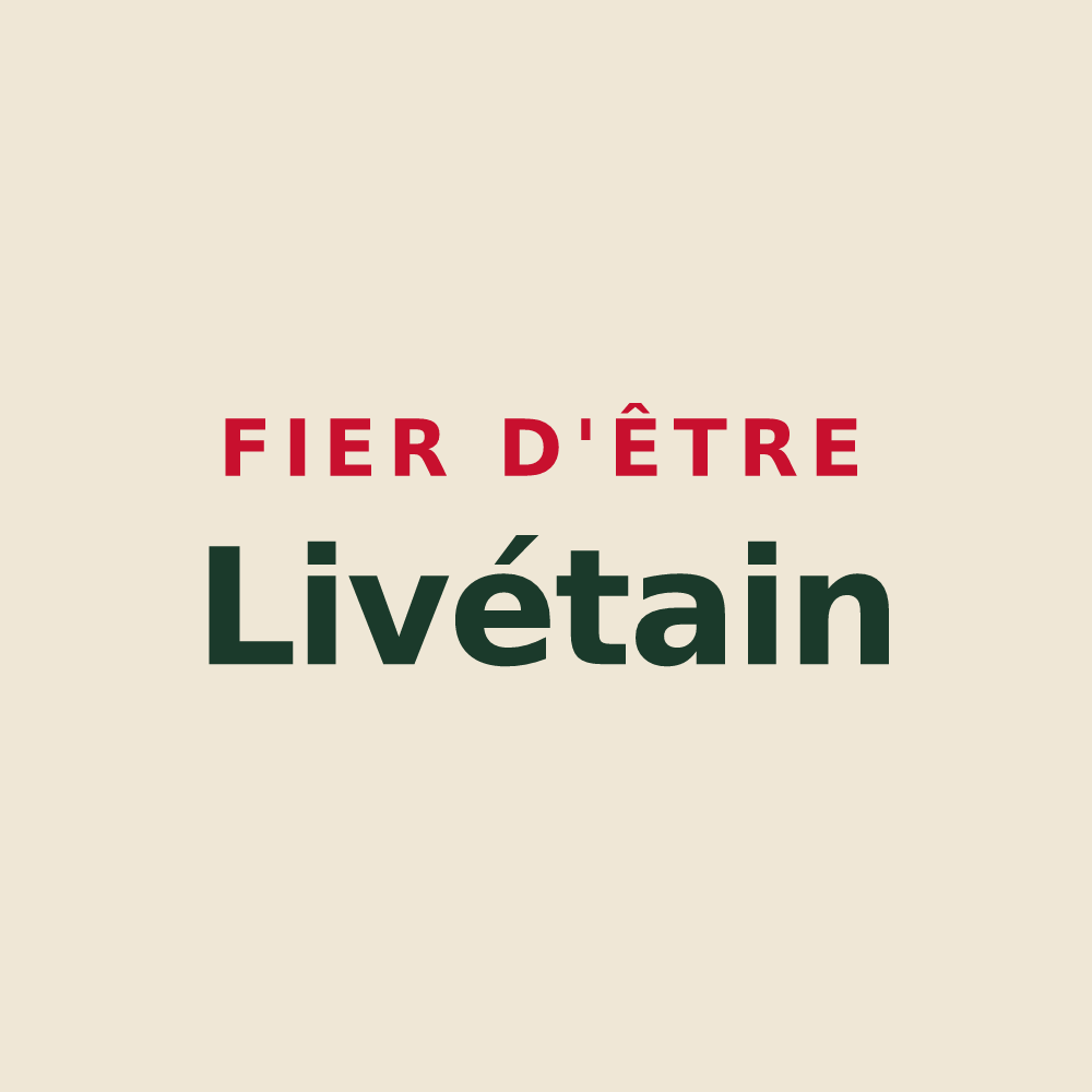 Tote bag « Fier d'être Livétain » — design pour Livet