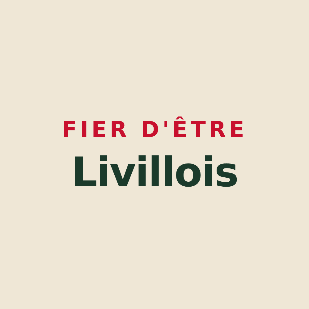Tote bag « Fier d'être Livillois » — design pour Livilliers