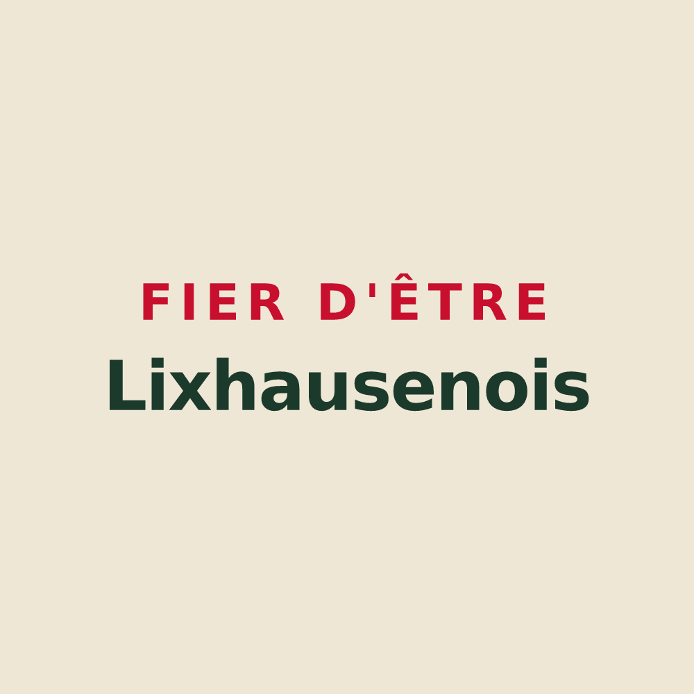 Tote bag « Fier d'être Lixhausenois » — design pour Lixhausen