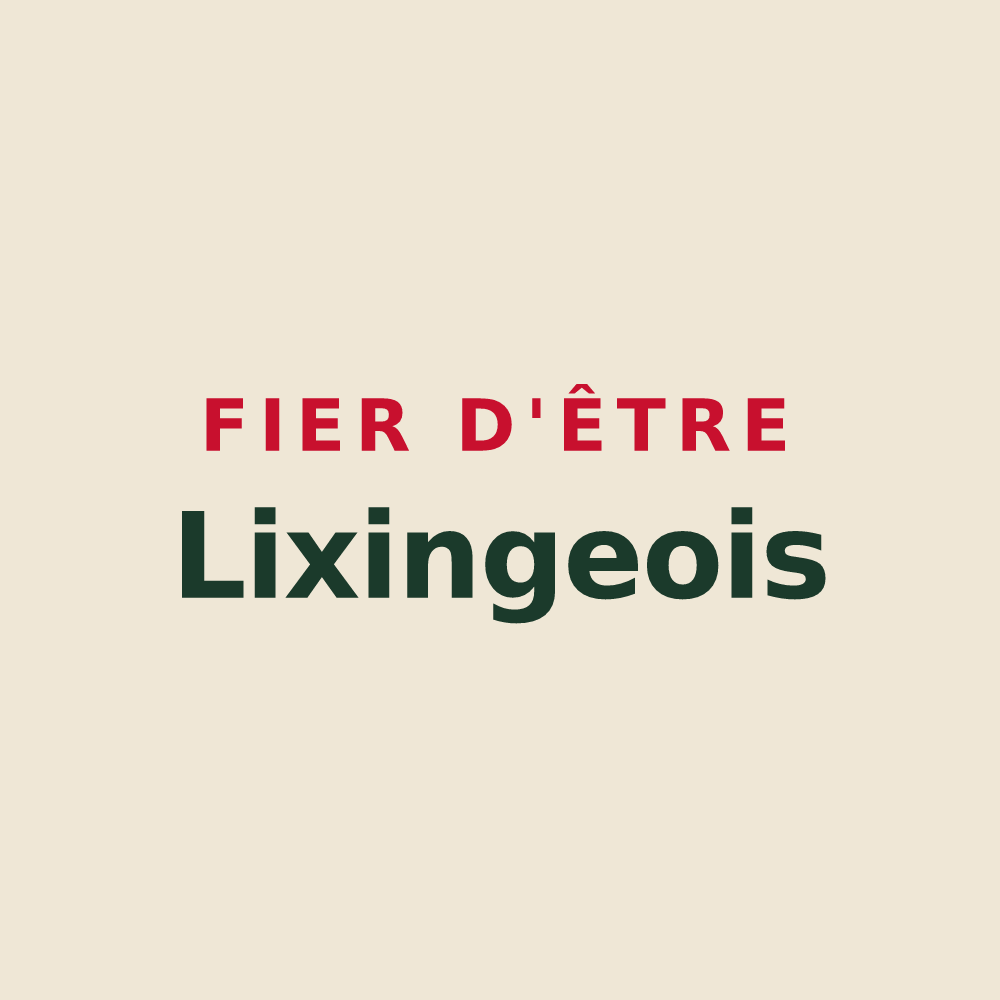 Tote bag « Fier d'être Lixingeois » — design pour Lixing-lès-Rouhling