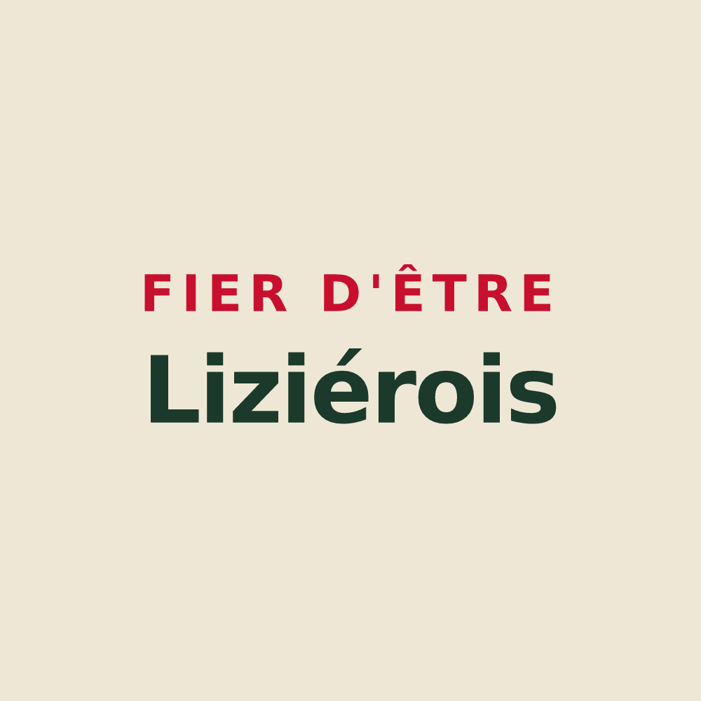 Tote bag « Fier d'être Liziérois » — design pour Lizières