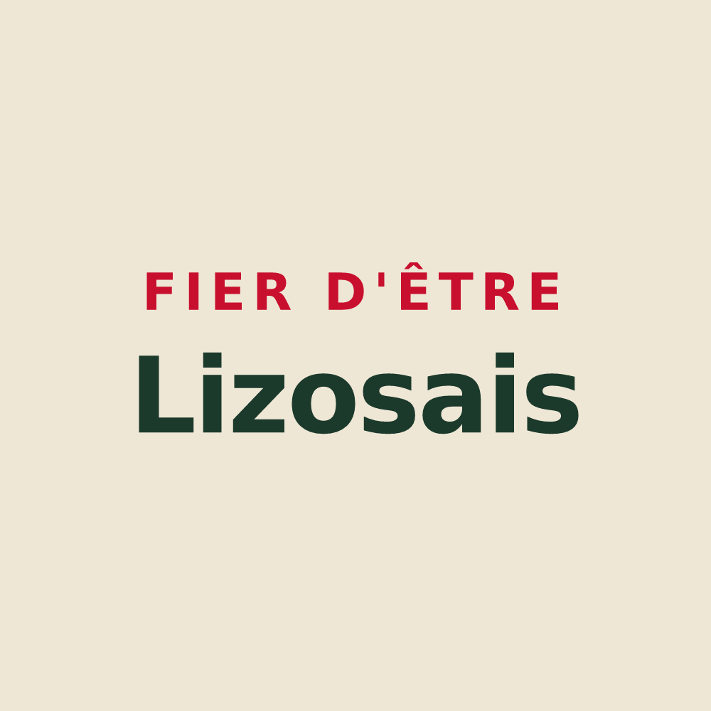 Tote bag « Fier d'être Lizosais » — design pour Lizos
