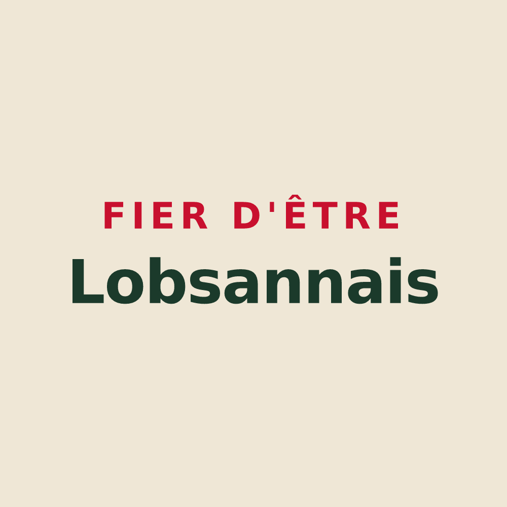 Tote bag « Fier d'être Lobsannais » — design pour Lobsann