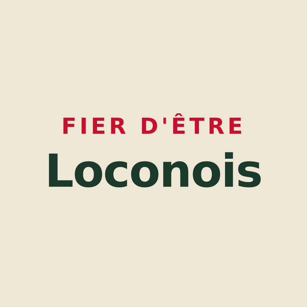 Tote bag « Fier d'être Loconois » — design pour Locon
