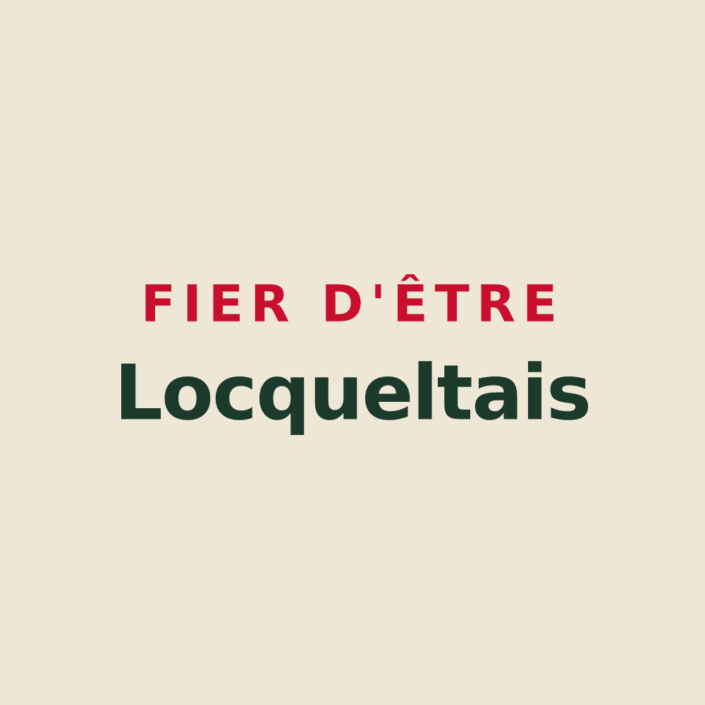 Tote bag « Fier d'être Locqueltais » — design pour Locqueltas