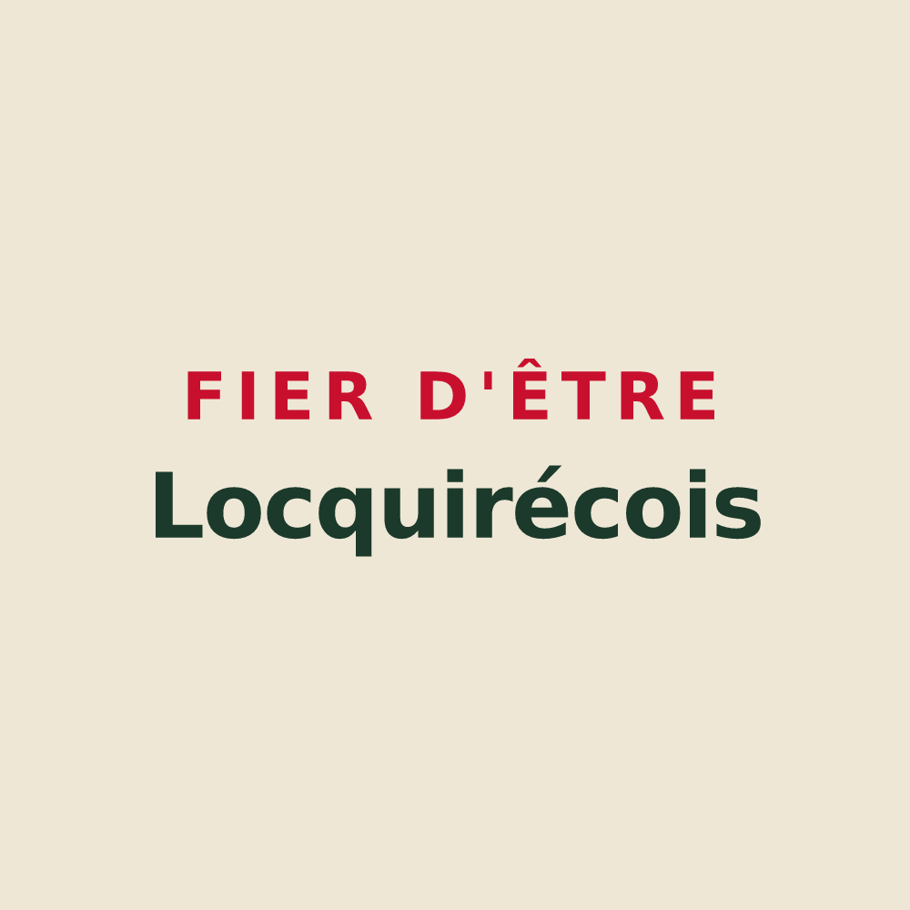 Tote bag « Fier d'être Locquirécois » — design pour Locquirec