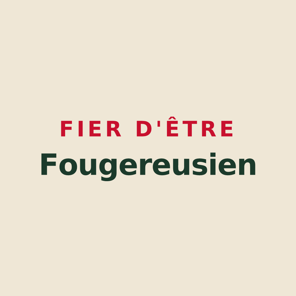 Tote bag « Fier d'être Fougereusien » — design pour Loge-Fougereuse