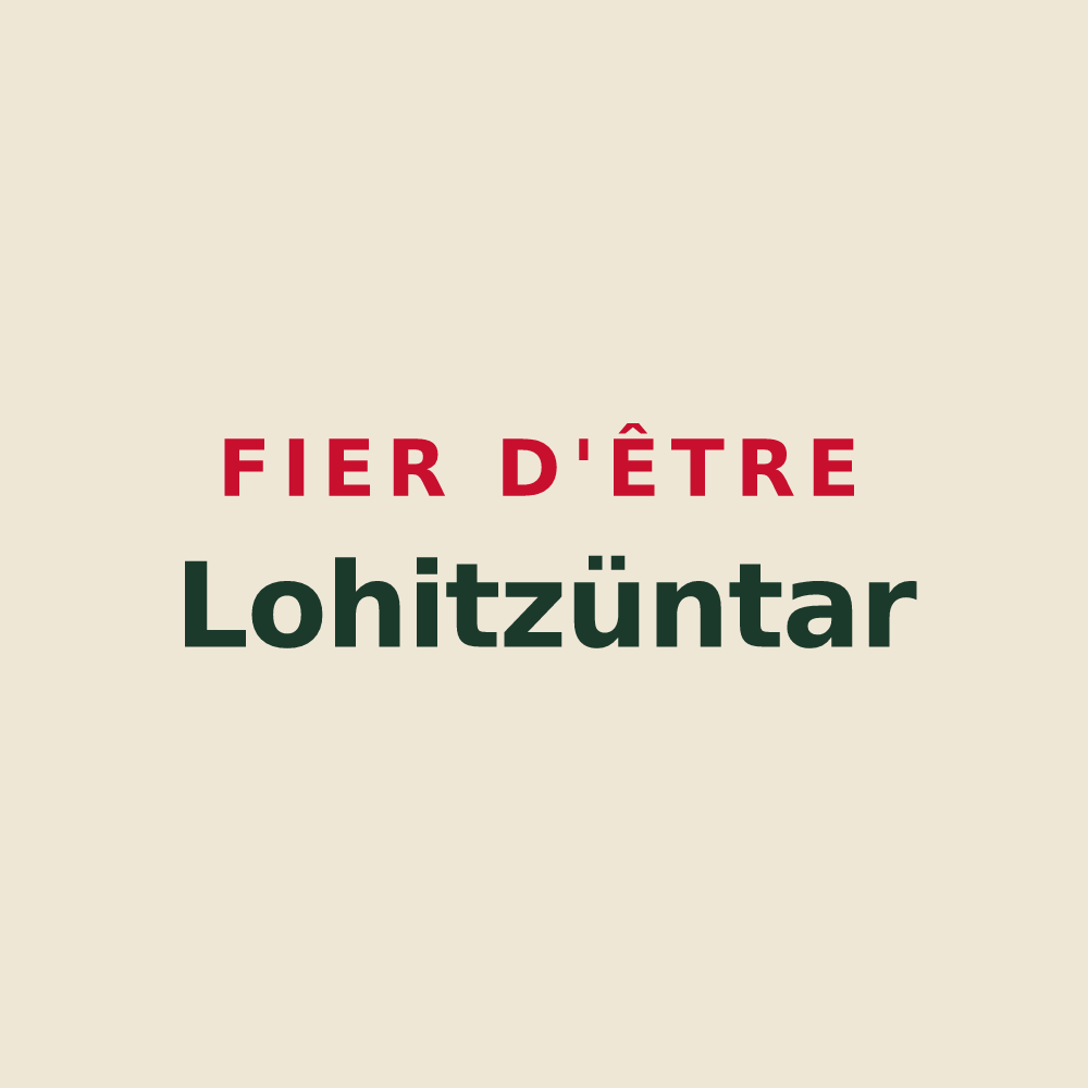 Tote bag « Fier d'être Lohitzüntar » — design pour Lohitzun-Oyhercq