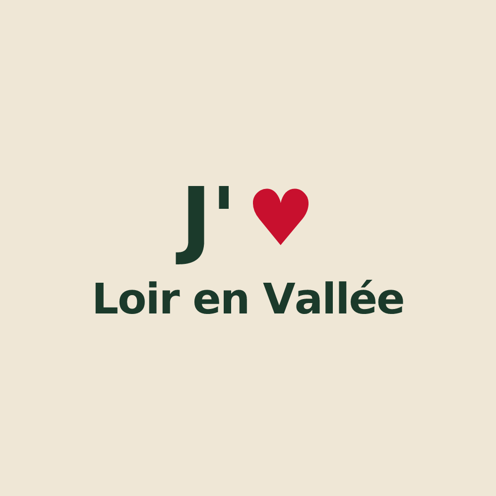 Tote bag personnalisé Loir en Vallée — design J'aime Loir en Vallée