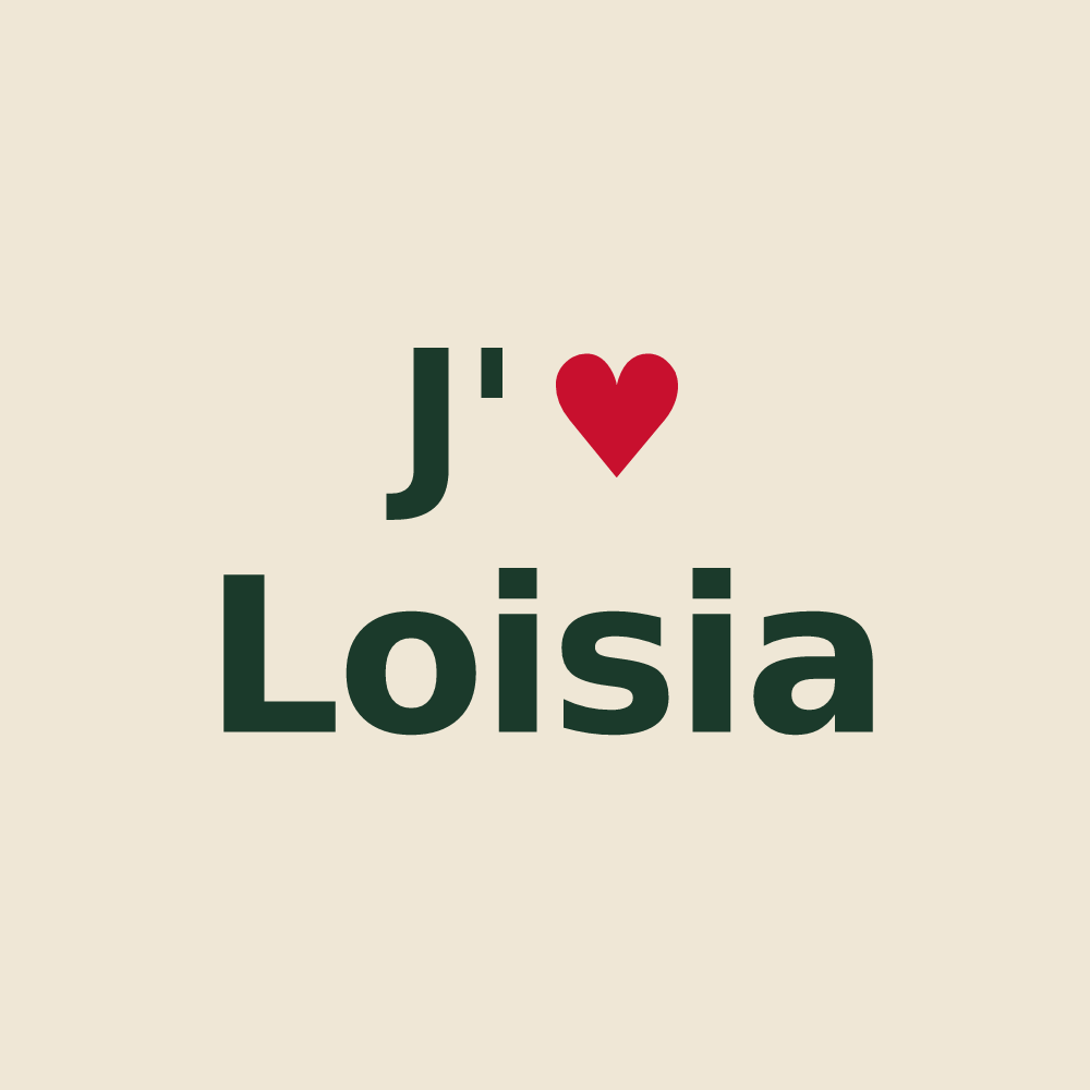 Tote bag personnalisé Loisia — design J'aime Loisia