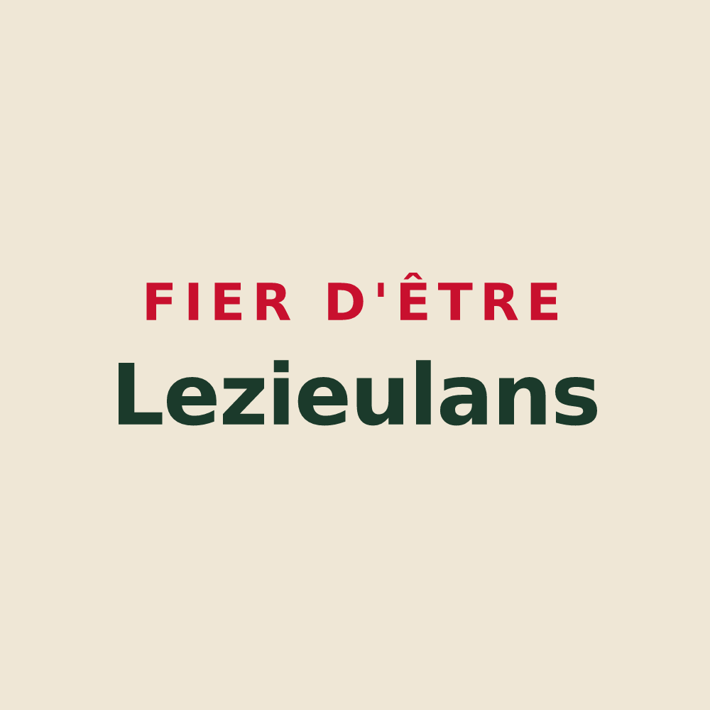 Tote bag « Fier d'être Lezieulans » — design pour Loisieux