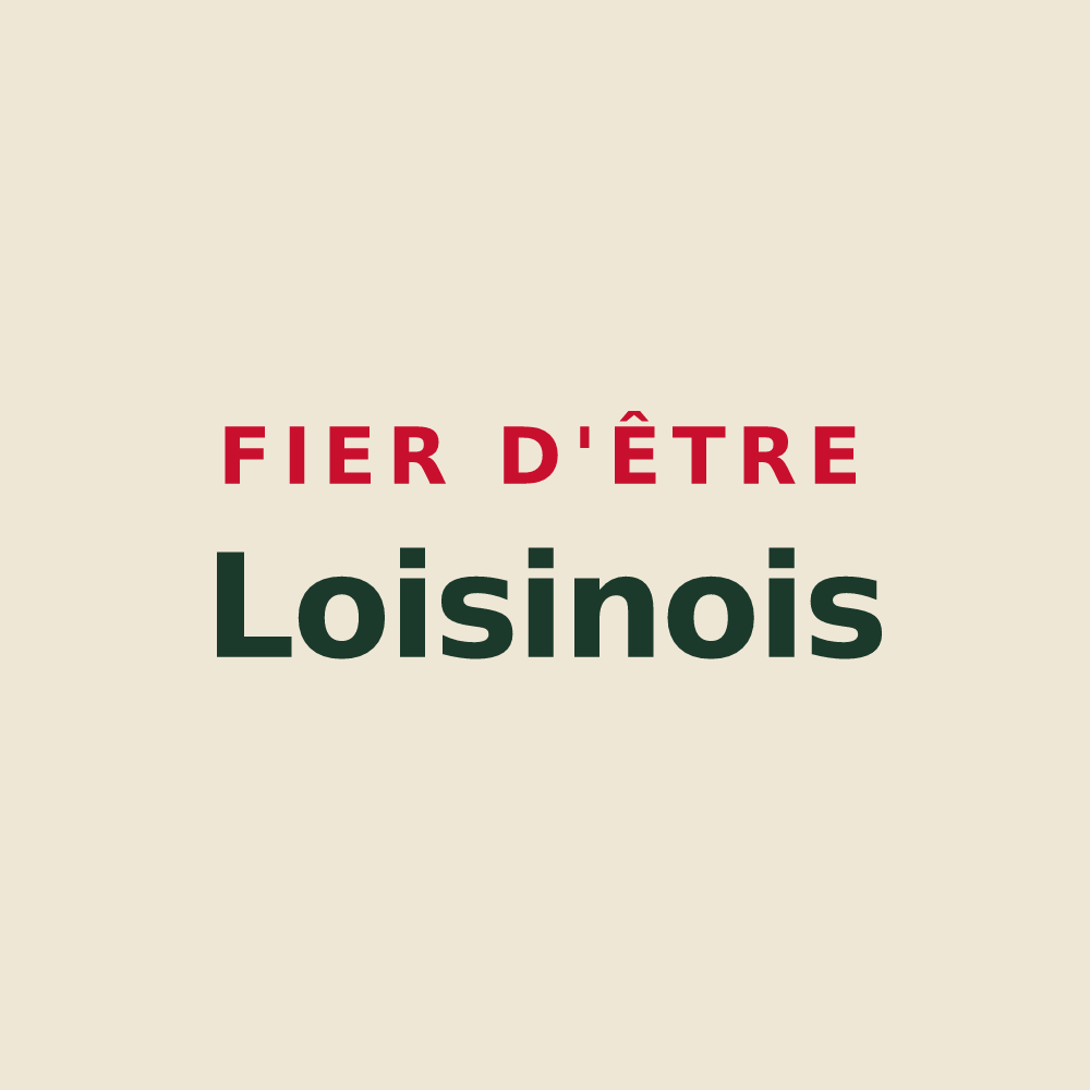 Tote bag « Fier d'être Loisinois » — design pour Loisin