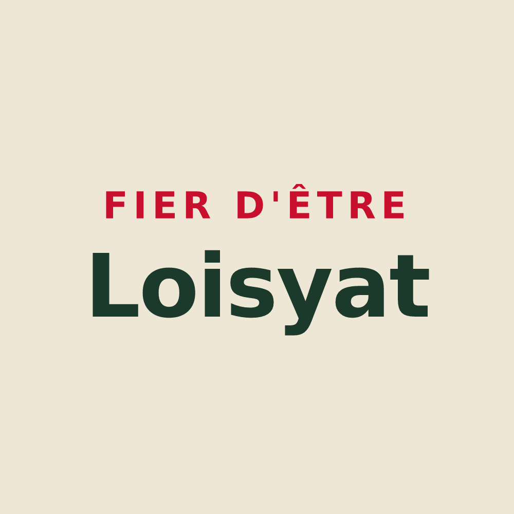 Tote bag « Fier d'être Loisyat » — design pour Loisy-sur-Marne