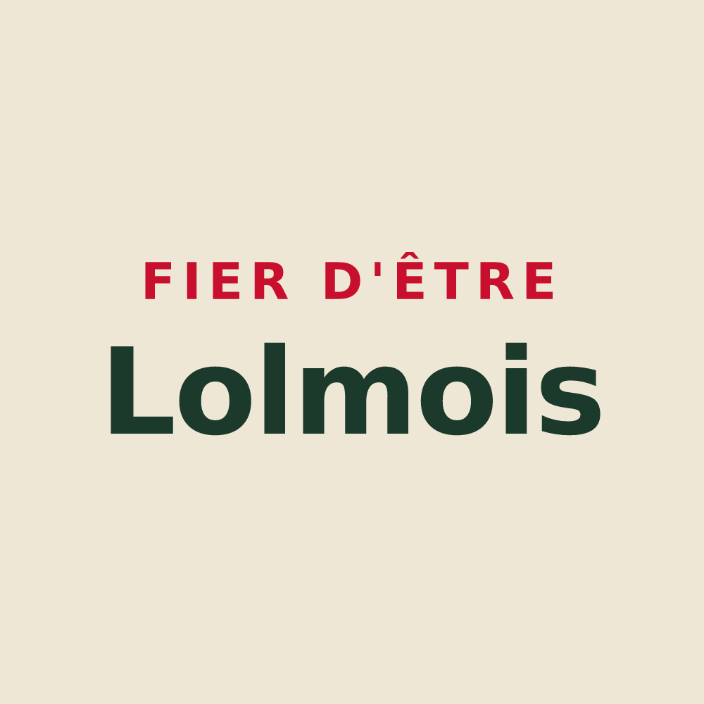 Tote bag « Fier d'être Lolmois » — design pour Lolme