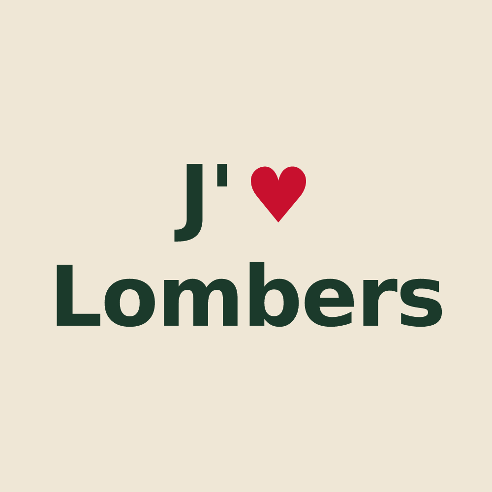 Tote bag personnalisé Lombers — design J'aime Lombers