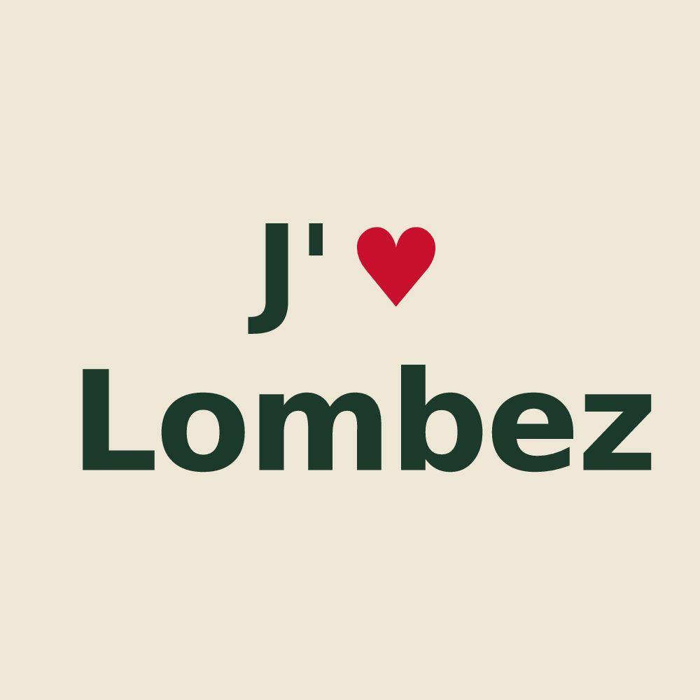 Tote bag personnalisé Lombez — design J'aime Lombez