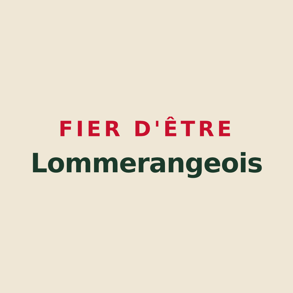Tote bag « Fier d'être Lommerangeois » — design pour Lommerange