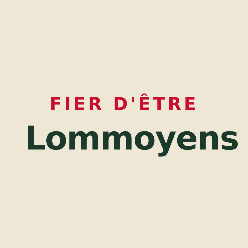 Tote bag « Fier d'être Lommoyens » — design pour Lommoye