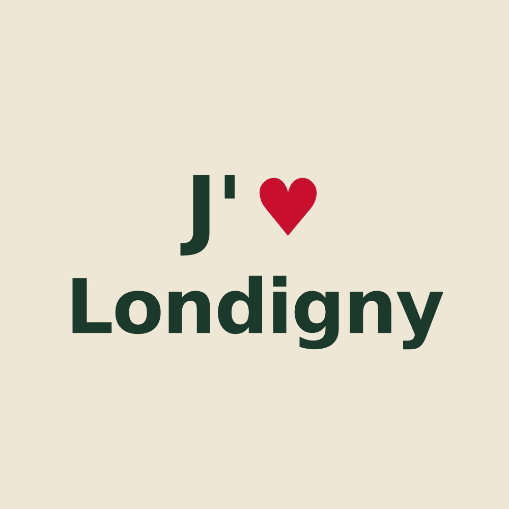 Tote bag personnalisé Londigny — design J'aime Londigny