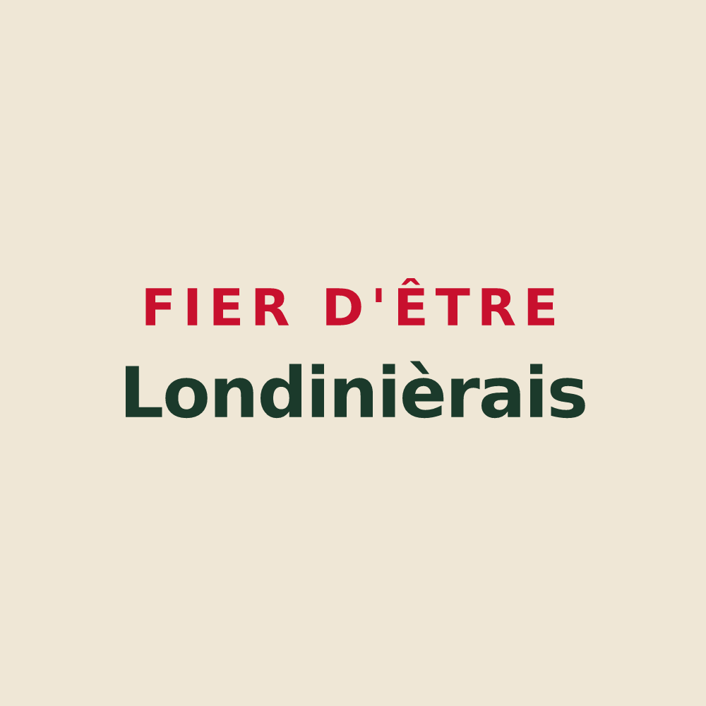 Tote bag « Fier d'être Londinièrais » — design pour Londinières