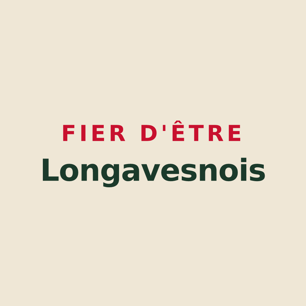 Tote bag « Fier d'être Longavesnois » — design pour Longavesnes