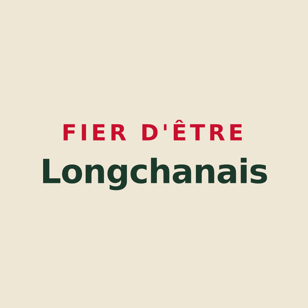 Tote bag « Fier d'être Longchanais » — design pour Longchamp-sous-Châtenois