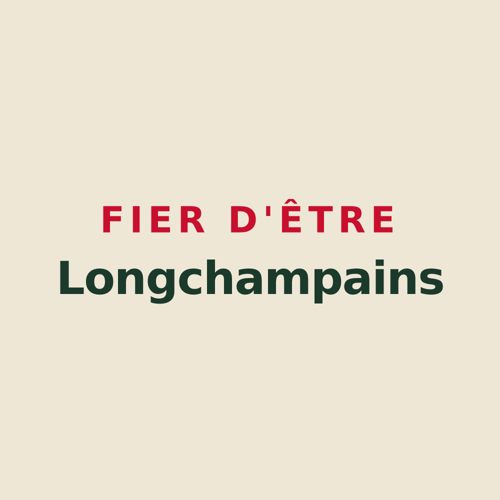 Tote bag « Fier d'être Longchampains » — design pour Longchamps